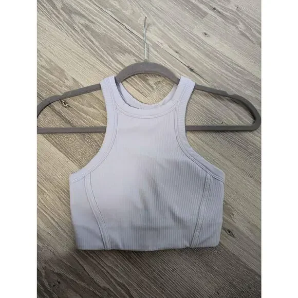 Lululemon High Neck Yoga Bra Size 2 - Picture 5 of 6